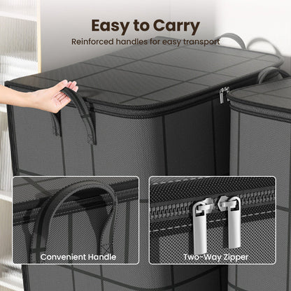 🧺JETZT 60 % RABATT!🛏️ Staubschutzhülle für Bettdecken und Bettwäsche – Großes Fassungsvermögen, strapazierfähiges Vliesmaterial & faltbares Design 🌿