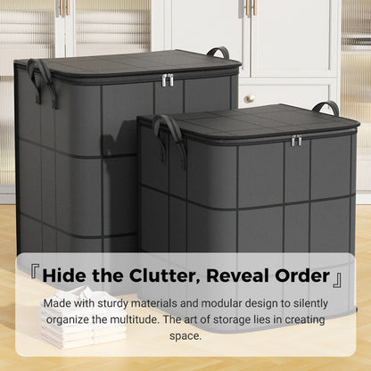 🧺JETZT 60 % RABATT!🛏️ Staubschutzhülle für Bettdecken und Bettwäsche – Großes Fassungsvermögen, strapazierfähiges Vliesmaterial & faltbares Design 🌿