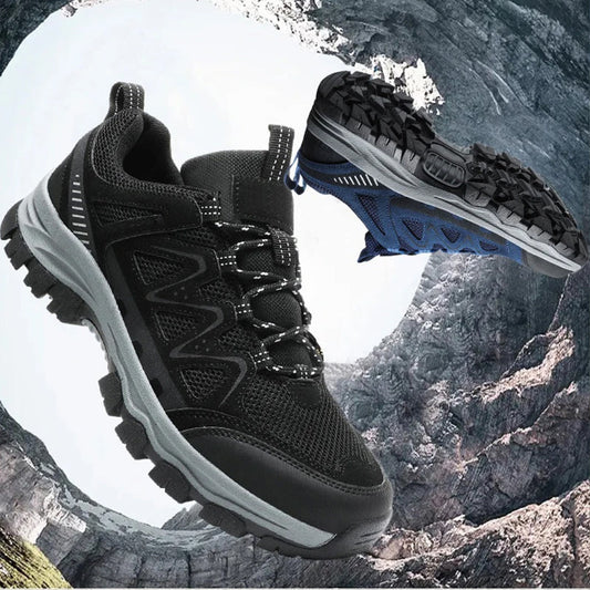 🥾 60% RABATT! ⛰️ Herren Leichte Wanderschuhe – Atmungsaktives Mesh, Rutschfeste Sohle & Gepolsterte Einlage 🌲
