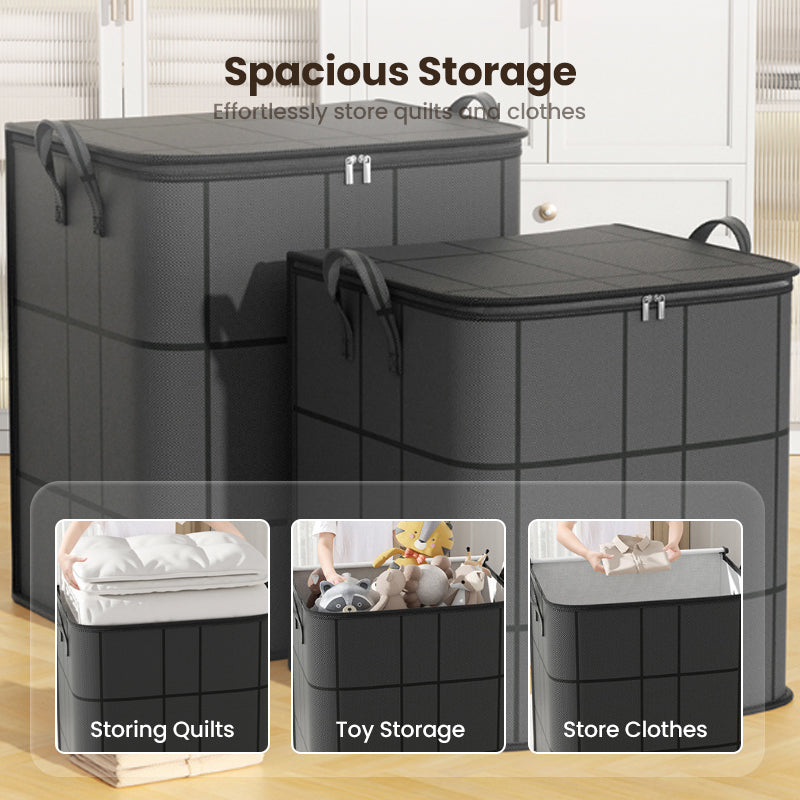 🧺📦Staubschutzhüllen für Bettdecken und Bettwäsche – großes Fassungsvermögen, strapazierfähiges Vliesmaterial und faltbar – ideal für die saisonale Aufbewahrung 🛏️