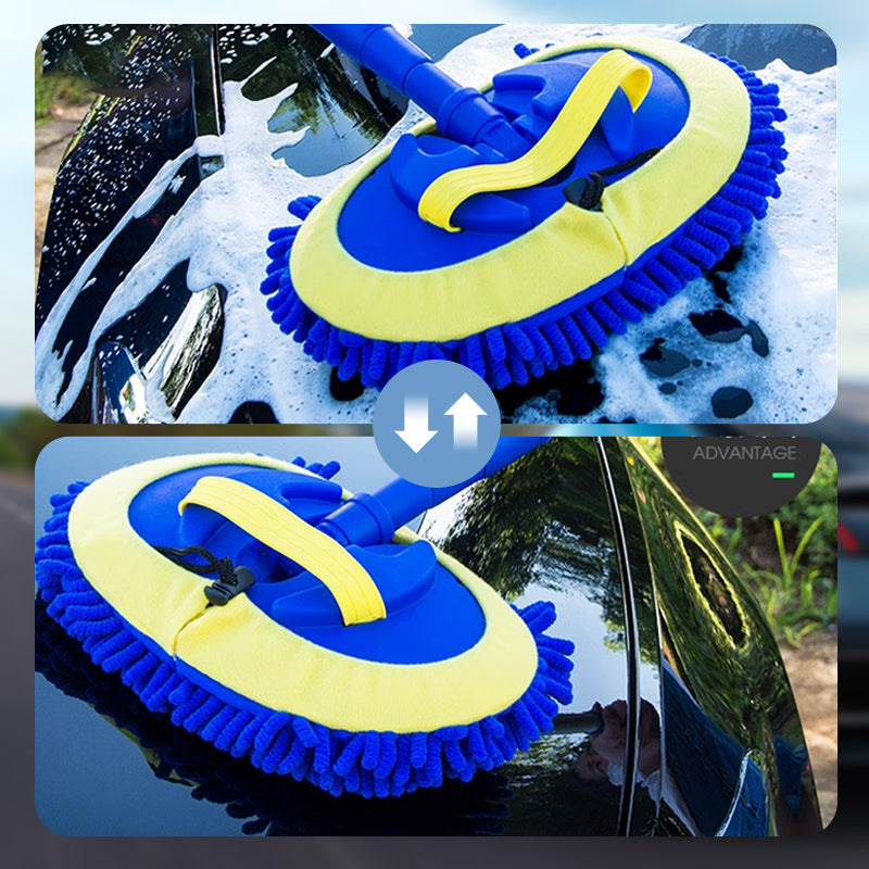 📢📢50 % Rabatt!! ⏰🚗 Robuster Autowaschmopp mit langem Griff | Teleskopierbar & Aluminium