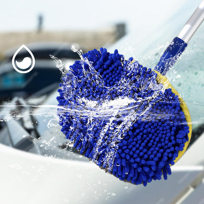 📢📢50 % Rabatt!! ⏰🚗 Robuster Autowaschmopp mit langem Griff | Teleskopierbar & Aluminium