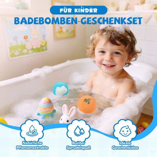 🛁🌊 Badebomben Ozean-Motiv Set 60g x 12 Stück 🌿✨ Sprudelndes Badevergnügen mit Meeresduft, pflegendes Öl für trockene Haut, plastikfrei & perfekt als Geschenk