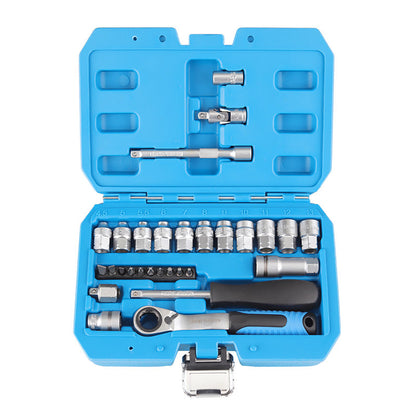 🔥 Limitiertes Angebot – 50% Rabatt！💪29 STK Core Ratsche Socket Schraubenschlüssel Kit