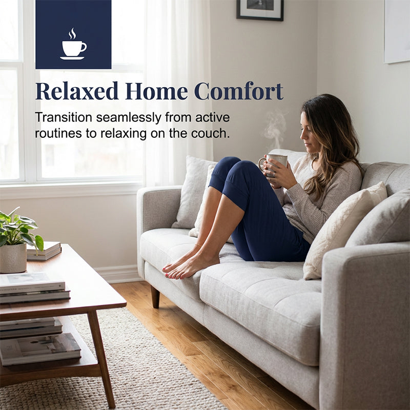 🔥Solange der Vorrat reicht 50 % Rabatt!🎉Damen 3/4 Jogginghose – Strickstoff, Hoher Bund mit Kordelzug, Mit Taschen