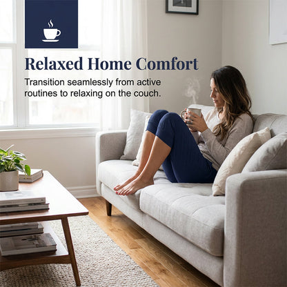 🔥Solange der Vorrat reicht 50 % Rabatt!🎉Damen 3/4 Jogginghose – Strickstoff, Hoher Bund mit Kordelzug, Mit Taschen