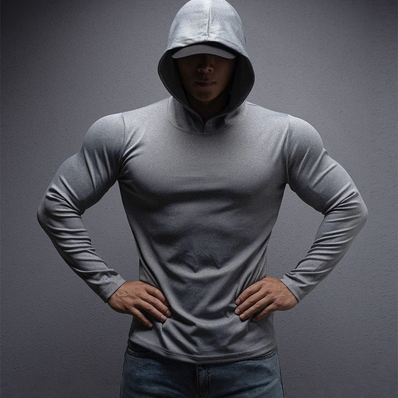 💪✨ 2026 Neue Kollektion! Stretch-Fit Fitness-Hoodie für Herren mit langen Ärmeln 👕🔥
