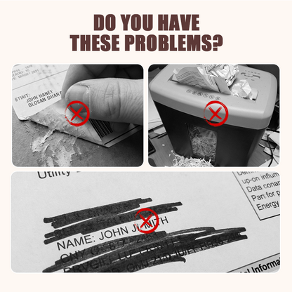 ❄️Sommerfrische 50 % Rabatt!📦Privacy-Rollenstempel – Nachfüllbarer Datenschutzroller für Adressen, Paketlabels, Rechnungen & Postsendungen