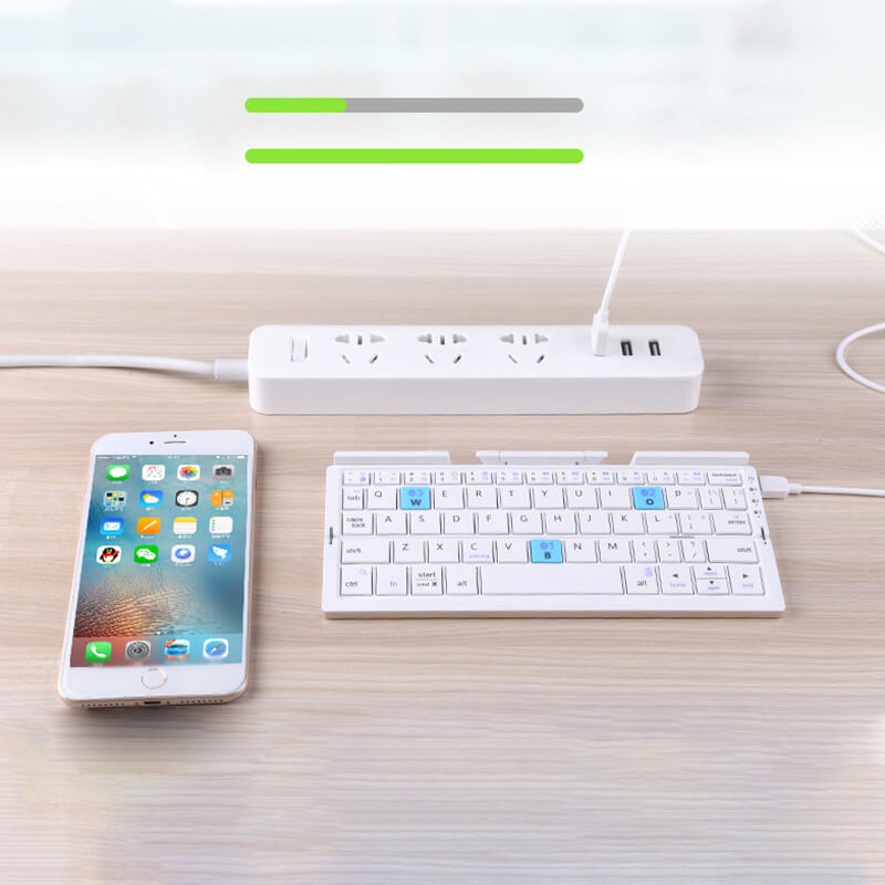 🌞Frühlingserwachen: 50% Rabatt!🎹Faltbare Mini-Bluetooth-Tastatur – Magnetischer Ständer, Universell Kompatibel & Lange Akkulaufzeit, Tragbar für Telefon/Pad/Laptop