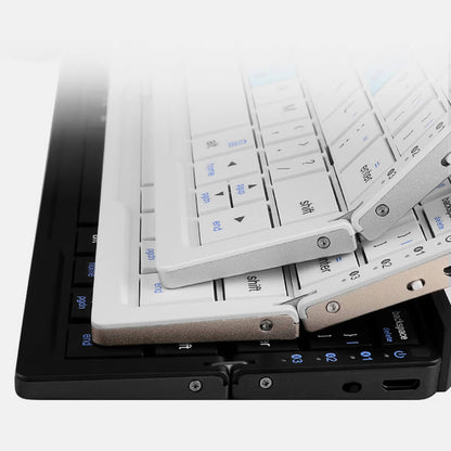 🌞Frühlingserwachen: 50% Rabatt!🎹Faltbare Mini-Bluetooth-Tastatur – Magnetischer Ständer, Universell Kompatibel & Lange Akkulaufzeit, Tragbar für Telefon/Pad/Laptop