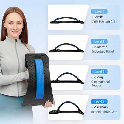 💥 50 % Rabatt ! Magnetischer Lendenwirbel-Stretcher – Keine Schmerzen, volle Entspannung! 🧘‍♂️ Akupressur-Noppen, ergonomisch geformt, lindert Verspannungen ✨