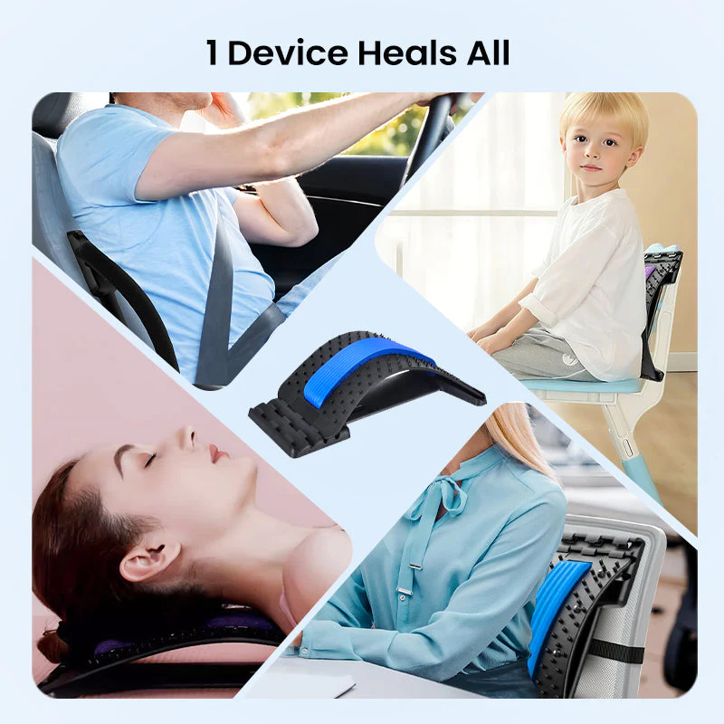💥 50 % Rabatt ! Magnetischer Lendenwirbel-Stretcher – Keine Schmerzen, volle Entspannung! 🧘‍♂️ Akupressur-Noppen, ergonomisch geformt, lindert Verspannungen ✨