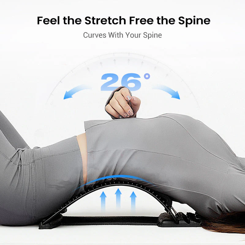 💥 50 % Rabatt ! Magnetischer Lendenwirbel-Stretcher – Keine Schmerzen, volle Entspannung! 🧘‍♂️ Akupressur-Noppen, ergonomisch geformt, lindert Verspannungen ✨