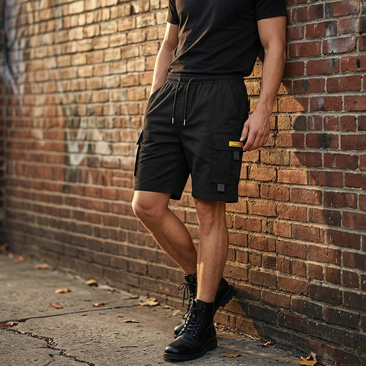 🩳 50% RABATT! 🌿 Herren Lässige Cargo-Shorts mit Kordelzug – Multifunktionstaschen, Verstärkte Nähte & Lockere Passform für Optimalen Komfort 🏕️
