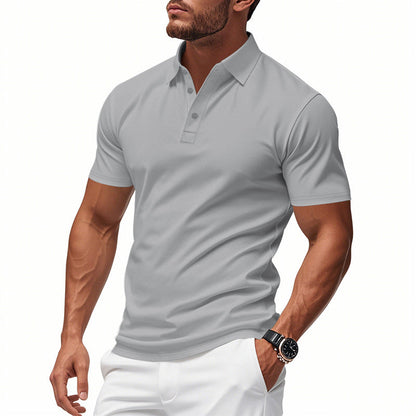 🔥⏰ LIMITIERT: -50% 💥 Premium Herren Kurzarm-T-Shirt mit Reverskragen 👕 schnell trocknend, hochwertig & modern ✨