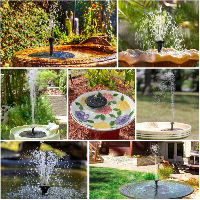 ⏳Zeitlich begrenztes Sonderangebot⏰Kompakte Solar-Vogelbrunnenpumpe – Erfrischen Sie Ihren Garten! 🐦️