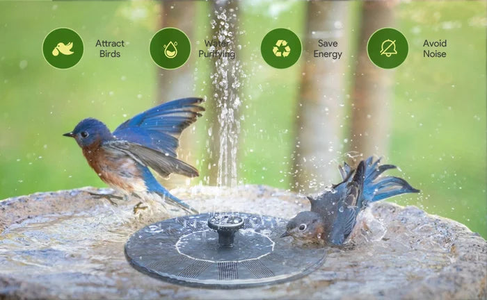 ⏳Zeitlich begrenztes Sonderangebot⏰Kompakte Solar-Vogelbrunnenpumpe – Erfrischen Sie Ihren Garten! 🐦️
