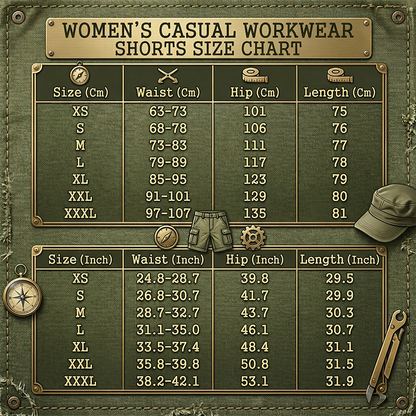 🩳 LIMITIERT 64% RABATT! ✨ Damen Cargo-Shorts – Schnelltrocknend, UPF 50+ & Praktische Taschen 🎒