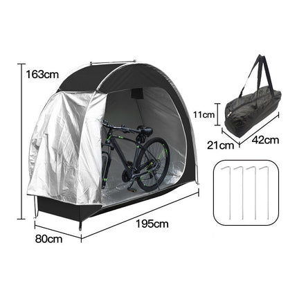 ⏳ 50% Rabatt nur für kurze Zeit ⏰ 🚲 Multifunktionaler tragbarer Outdoor-Aufbewahrungsschuppen für Fahrräder ⛺