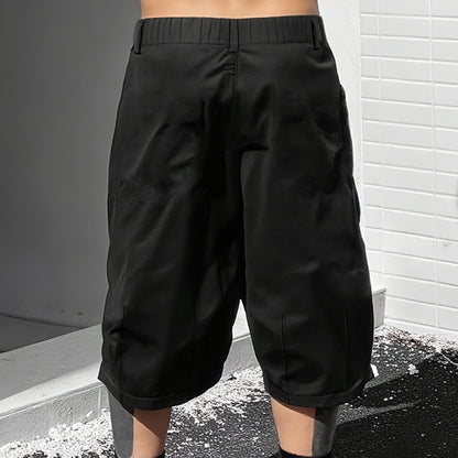 👖 50% RABATT! 🔥 Herren-Caprihose in Übergrößen – Weites Bein, Elastischer Bund mit Kordelzug & Strapazierfähiges Polyester Für Maximalen Komfort 🌞