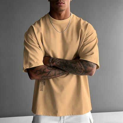 🎁Neuwaren 50% Rabatt💥Herren Urban Style Loose Fit T-Shirt – Premium Baumwollmix, Lässiger Oversize-Schnitt & Grafikdruck