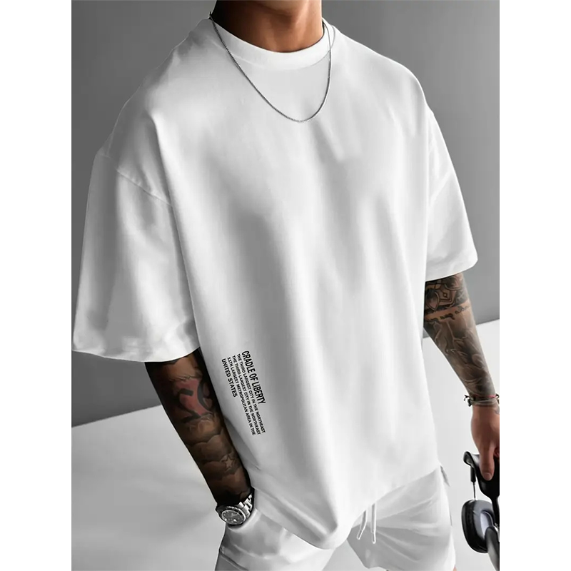 📢📢50 % Rabatt!! ⏰Herren Urban Style Loose Fit Kurzarm-Shirt