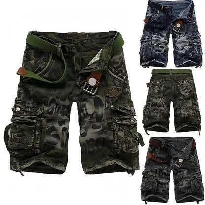⏰ 50% Rabatt | Herren-Cargoshorts 💪 Robust · Viele Taschen · Arbeit & Freizeit