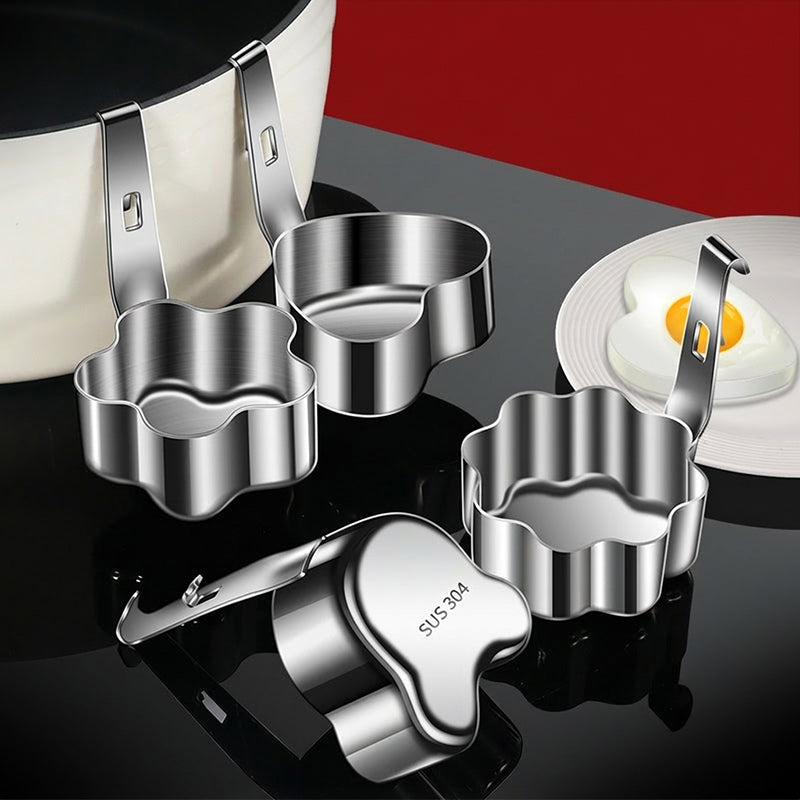 🍳 Zeitlich begrenztes Angebot! Eierringform aus Edelstahl – perfekte Eierform für Frühstück, Brunch & Party – aus hochwertigem Edelstahl, langlebig & rostfrei – einfache Handhabung & schnelle Reinigung – ideal für runde Spiegeleier, Pfannkuchen & meh