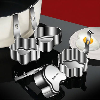 🍳 Zeitlich begrenztes Angebot! Eierringform aus Edelstahl – perfekte Eierform für Frühstück, Brunch & Party – aus hochwertigem Edelstahl, langlebig & rostfrei – einfache Handhabung & schnelle Reinigung – ideal für runde Spiegeleier, Pfannkuchen & meh