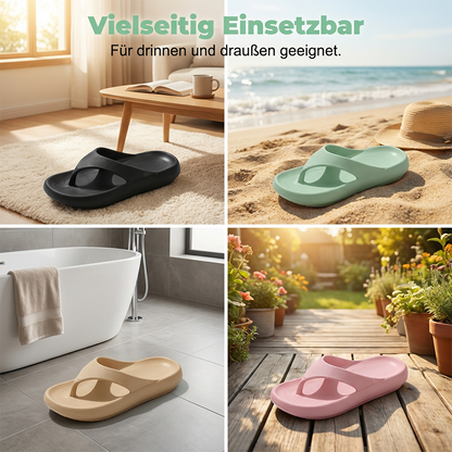 Wasserfeste Unisex-Zehentrenner für drinnen und draußen