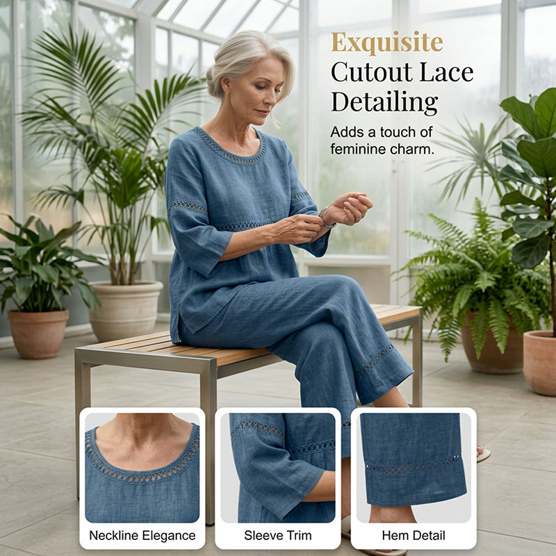 🥳2026 HEISSER VERKAUF🥳💞ÜBER 50K+ VERKAUFT!Der Inbegriff von Sommer-Chic: Figurbetontes Set aus atmungsaktivem Stoff