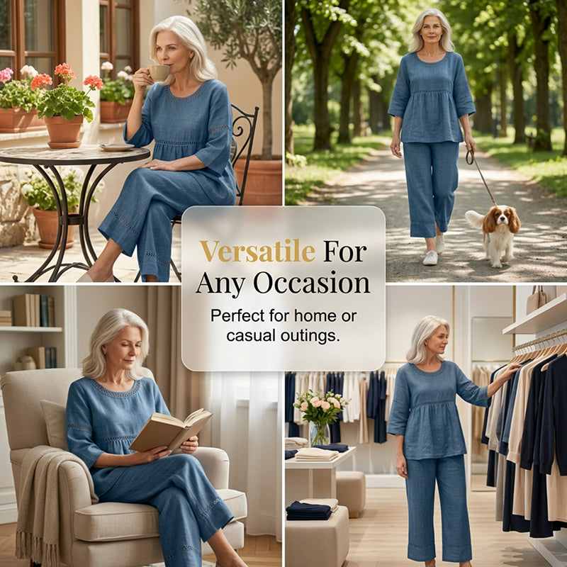 🥳2026 HEISSER VERKAUF🥳💞ÜBER 50K+ VERKAUFT!Der Inbegriff von Sommer-Chic: Figurbetontes Set aus atmungsaktivem Stoff