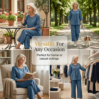 🥳2026 HEISSER VERKAUF🥳💞ÜBER 50K+ VERKAUFT!Der Inbegriff von Sommer-Chic: Figurbetontes Set aus atmungsaktivem Stoff