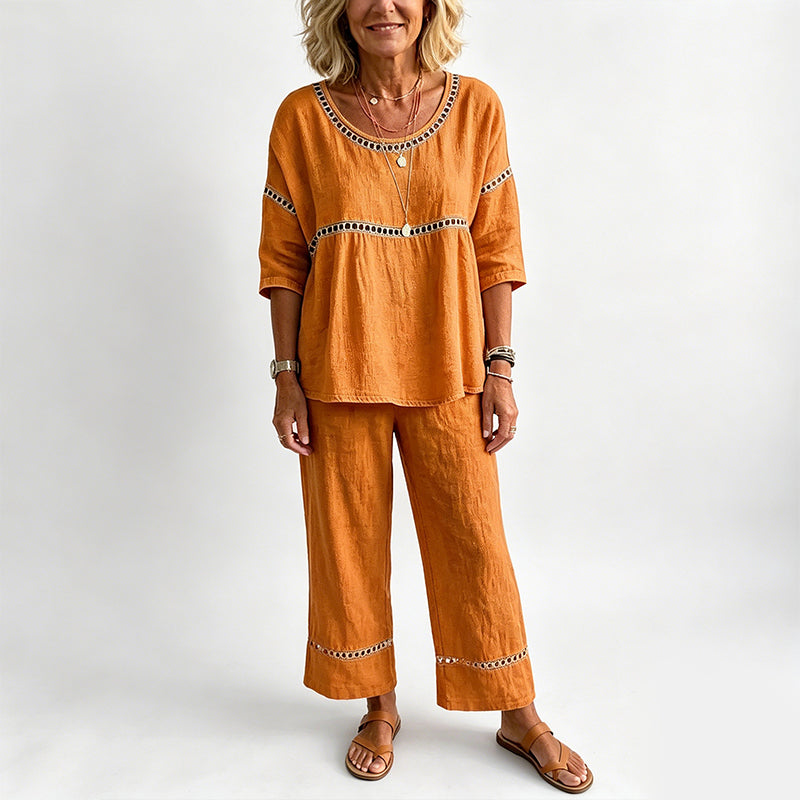 🥳2026 HEISSER VERKAUF🥳💞ÜBER 50K+ VERKAUFT!Der Inbegriff von Sommer-Chic: Figurbetontes Set aus atmungsaktivem Stoff