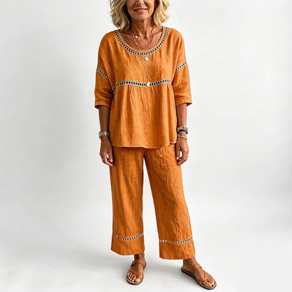 🥳2026 HEISSER VERKAUF🥳💞ÜBER 50K+ VERKAUFT!Der Inbegriff von Sommer-Chic: Figurbetontes Set aus atmungsaktivem Stoff