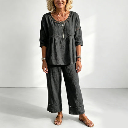 🥳2026 HEISSER VERKAUF🥳💞ÜBER 50K+ VERKAUFT!Der Inbegriff von Sommer-Chic: Figurbetontes Set aus atmungsaktivem Stoff