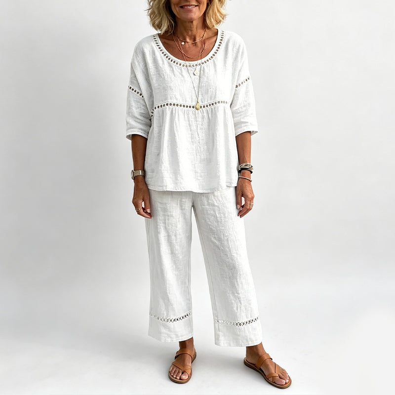 🥳2026 HEISSER VERKAUF🥳💞ÜBER 50K+ VERKAUFT!Der Inbegriff von Sommer-Chic: Figurbetontes Set aus atmungsaktivem Stoff