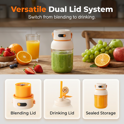 📢📢50% RABATT!! ⏰ Tragbarer Persönlicher Mixer für Shakes & Smoothies | USB-Aufladbarer Mini-Entsafter