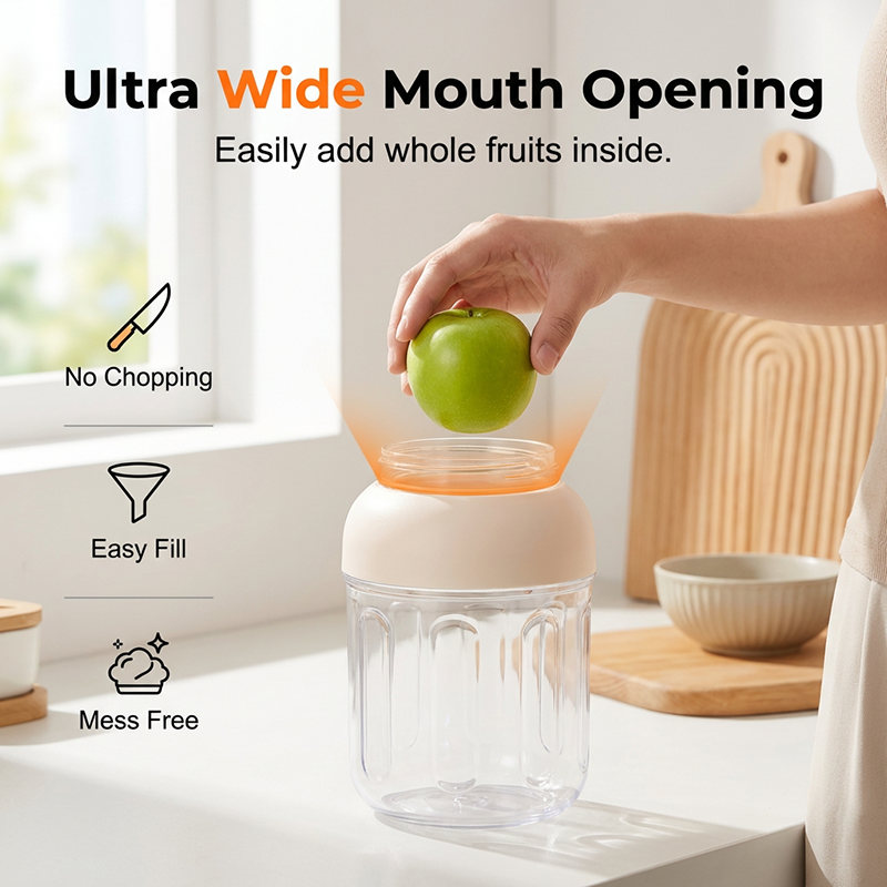 📢📢50% RABATT!! ⏰ Tragbarer Persönlicher Mixer für Shakes & Smoothies | USB-Aufladbarer Mini-Entsafter