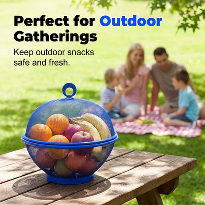 🧺 LIMITED-TIME 50% RABATT! 🍇 Obstkorb mit Deckel – Atmungsaktives Mesh, Integriertes Sieb, Praktisch
