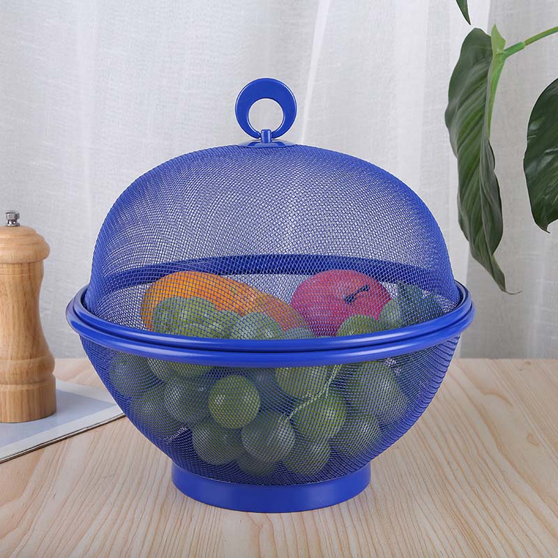 🧺 LIMITED-TIME 50% RABATT! 🍇 Obstkorb mit Deckel – Atmungsaktives Mesh, Integriertes Sieb, Praktisch