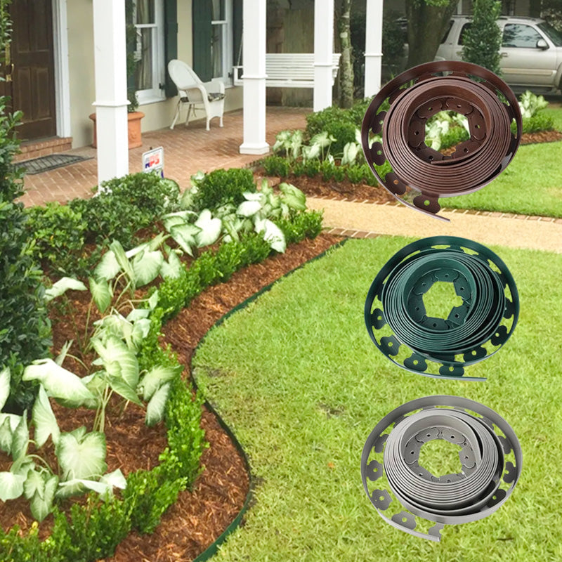 🌿 Schwarze PE-Gartenkante – flexibler Rasen- & Beetbegrenzer aus hochdichtem Kunststoff, wetterfest & einfach zu verlegen 🎉