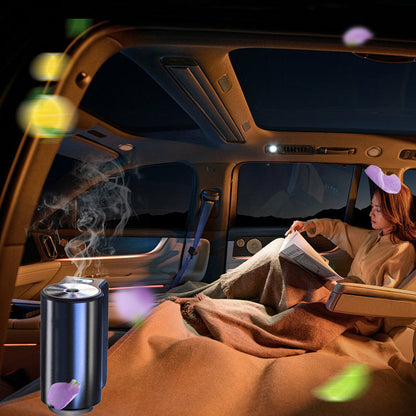 🚗💨 Intelligenter Auto-Lufterfrischer – 3x10ml Natürliches Parfüm, 45 Tage langanhaltend – Automatische Duftverteilung für frischen Innenraum