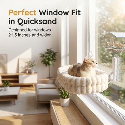 🌞Frühlingserwachen: 50% Rabatt!🐱 Klappbare Katzenhängematte fürs Fenster – 18 kg Tragkraft – Ultrazarte Plüschhülle (waschbar) – Platzsparendes Design