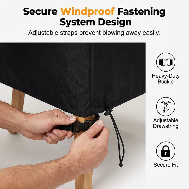 🥳 HEISSER SALE 2026 🥳 💞 Über 50.000 verkauft! ☀️🛡️ 50 % RABATT! Wasserdichte Gartenmöbel-Abdeckung aus 210D Oxford-Gewebe