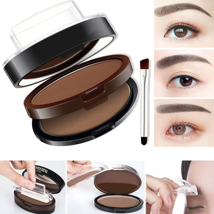 Augenbrauenstempel Zweifarbig – Kein Stift, volle Brauen! 💄 In 5 Sekunden gestempelt, wasserfest, 24h haltbar 💫