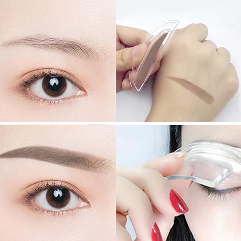 Augenbrauenstempel Zweifarbig – Kein Stift, volle Brauen! 💄 In 5 Sekunden gestempelt, wasserfest, 24h haltbar 💫