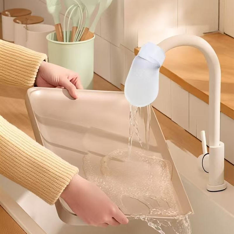 🔥50% RABATT⚡Über 50.000 VERKAUFT!💥Spritzschutz-Küchenarmatur-Baumwollfilter zur Entfernung von Ablagerungen und Rost