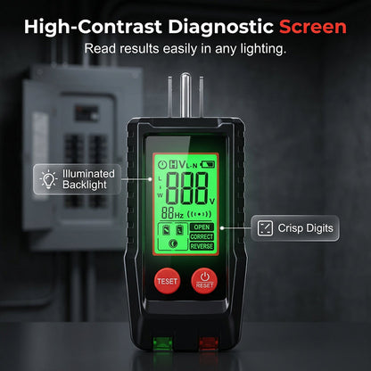⏳Zeitlich begrenztes Sonderangebot⏰Digital Circuit Breaker Finder and Outlet Tester Kit – Sicherungen finden, Steckdosen testen – in Sekunden 🔌🛡️