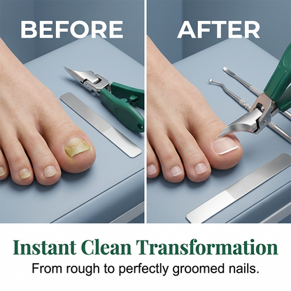 💥 50 % Rabatt ! Professionelles Nagelknipser-Set – Kein Splittern, volle Präzision! ✂️ Für dicke Nägel, rutschfester Griff, beugt eingewachsenen Nägeln vor ✨ Limitiertes Angebot ⏳